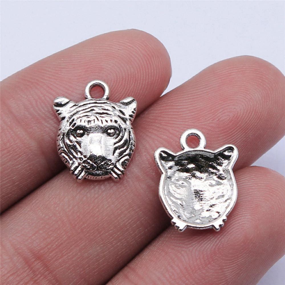Charms Tiger Lion Wolf Pendants Kids' Jewelry Materials QC131