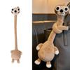 Funny Design Giraffe Bag Pendant White Color Pink Pig Plush Pendant  Gift For Girls