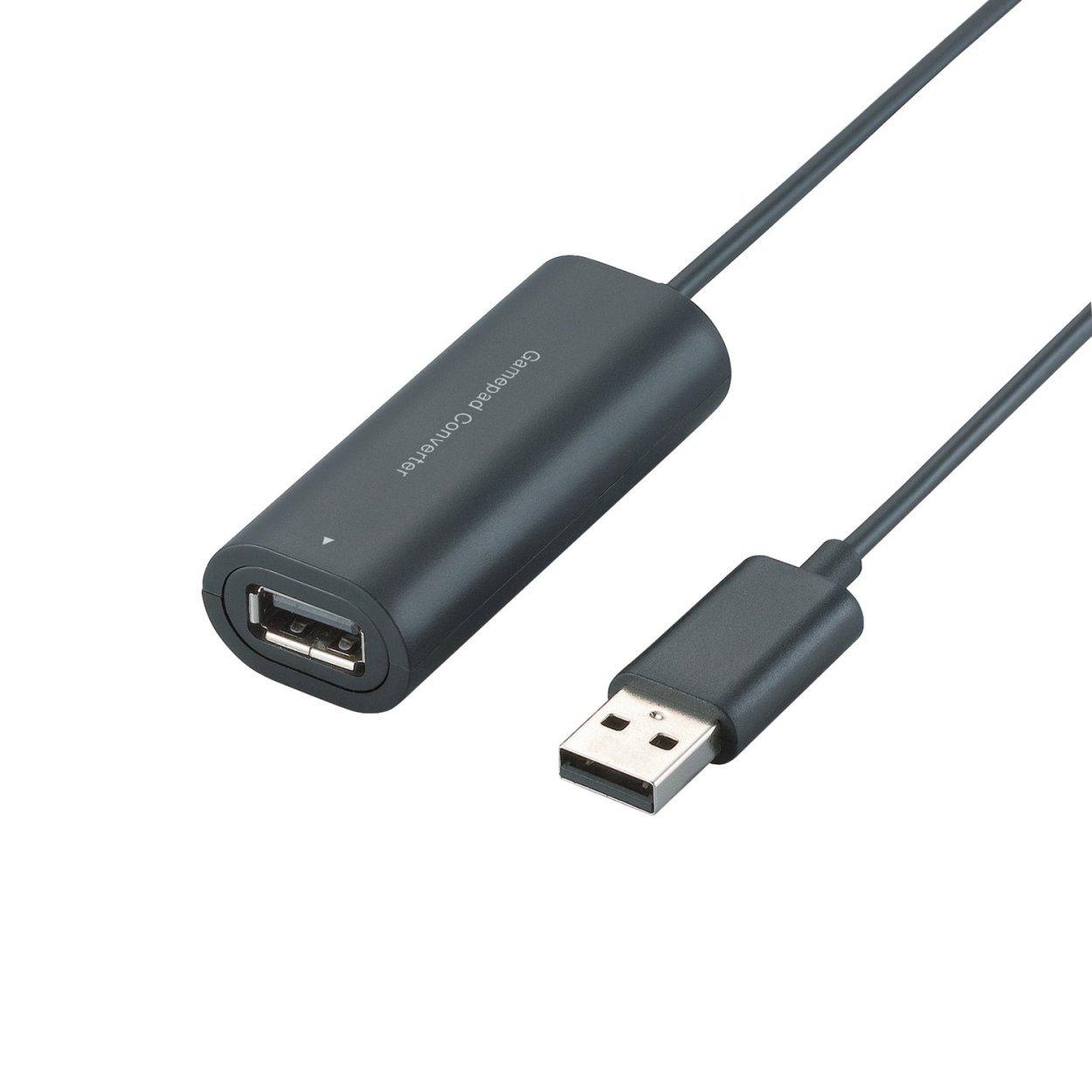 

ELECOM Gamepad USB Compatible with PlayStation 3 1 Converter, Connection, Controllers, Port, Black, JC-P301UBK чорний