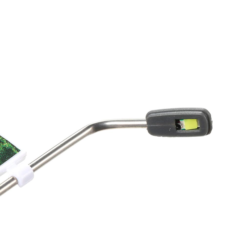 20 Stück Weiß Modell Straßenlaternen Layout Laternenpfahl Eisenbahn Zug Garten Spielplatz Landschaft Led Lampe