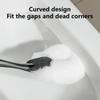 Long Handle Toilet Bowl Brush and Holder Bathroom Toilet Brush Soft Bristles Toilet Cleaning Brush Easily to Use