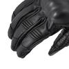 Komine Motorcycle Gloves Protective Leather Winter Graphite XL GK-848 Gloves, Black,