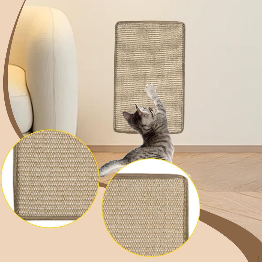 Katzenkratzmatte Schützt Sofa Boden Wand Teppiche Krallenwetzen für Katzen Kätzchen Haustier Spielzeug