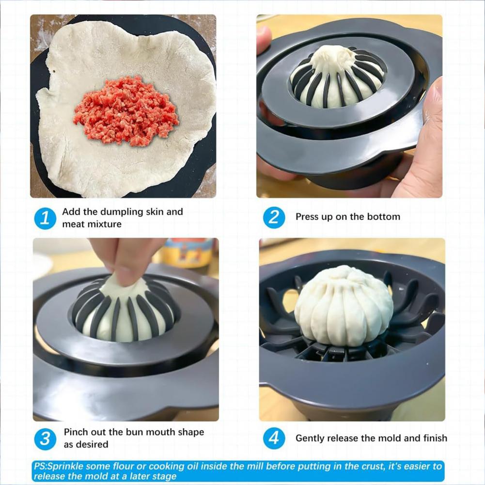 Květinový tvarovač buchet Květinová forma na knedlíky Stroj na baozi Pro snadnou domácí přípravu buchet Průzkum pro usnadnění