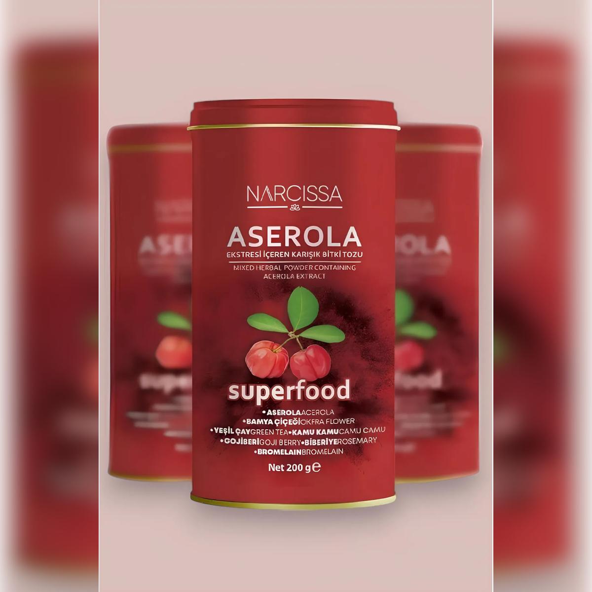 

Екстракт ацероли нарцису, змішаний трав яний порошок – Потужний антиоксидант, натуральний вітамін та суперфуд добавка (200г)