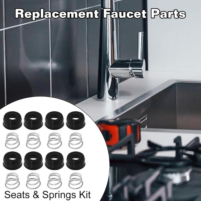Set di Sedi e Molle Valvole di Ricambio Durata Resistente alla Corrosione Rubinetto Cucina Bagno per Rubinetteria Deltas