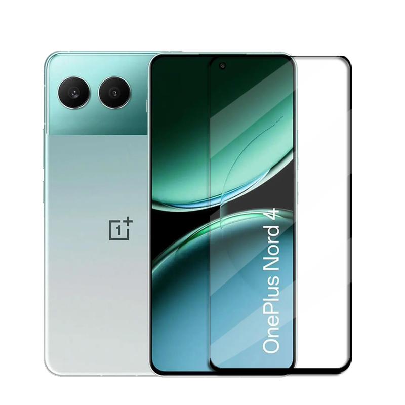 Full Cover Glass For OnePlus Nord 4 Screen Protector For OnePlus Nord 4 Tempered Glass Protective Phone Lens Film OnePlus Nord 4