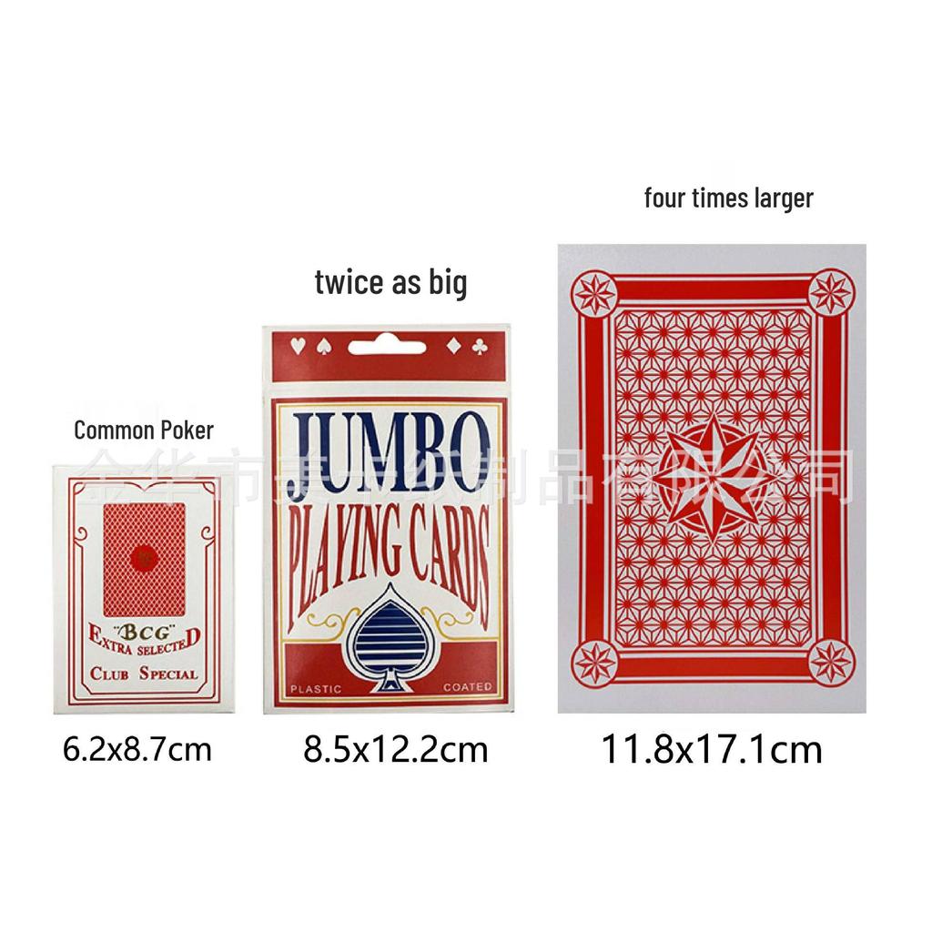 Extra Thick Double Size Playing Cards - Funny Show-Off Edition for Weddings & Special Events
