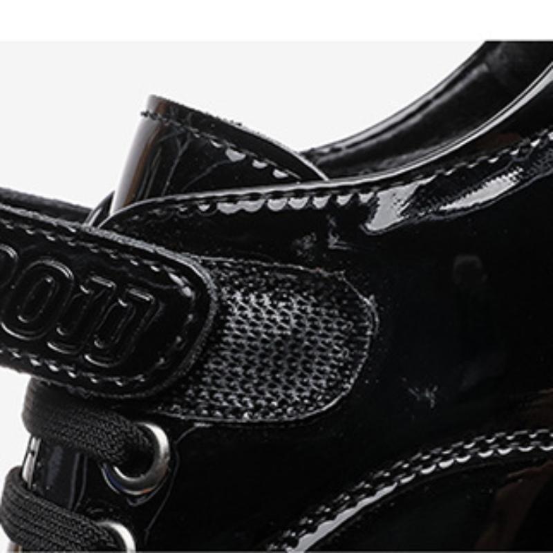 Girls' Leather Shoes Spring and Autumn New Black Soft End Children's Fashion British Style Performance Princess Single-Layer Shoes