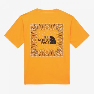 [norTh Face Official] NT7ur13f Men S Bandana ShorT Sleeve T ShirT Mango