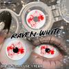 EYESHARE DEMON Red Cosplay Contact Lenses for Eyes Blood-red Pupils Halloween Eye Lens White/Black Softlens