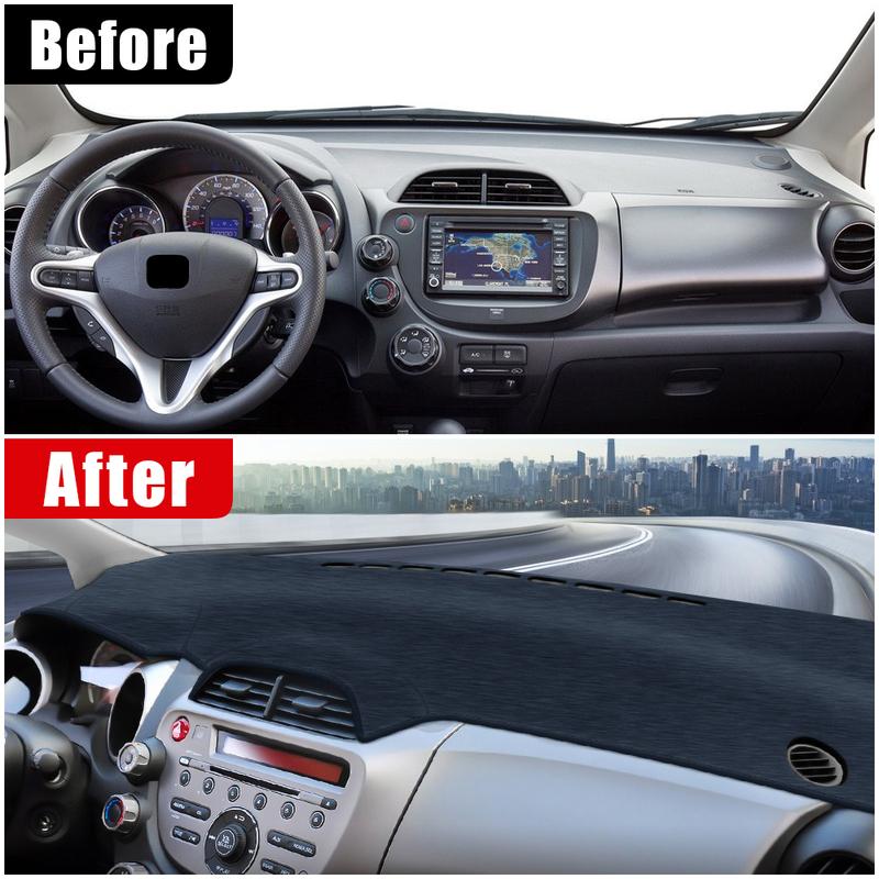 Car Dashboard Cover For Honda Fit Jazz MK2 2008 2009 2010 2011 2012 2013 GE6 GE7 GE8 GE9 Dash Sun Shade Mat Pad Accessories