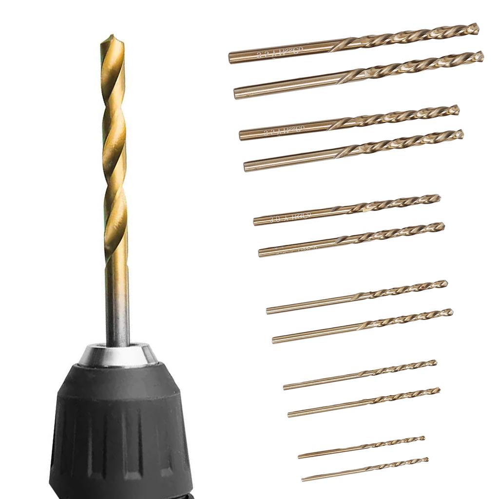 Sada vrtáků odolných vůči teplu Nástroje 1-3,5 mm 135 stupňů