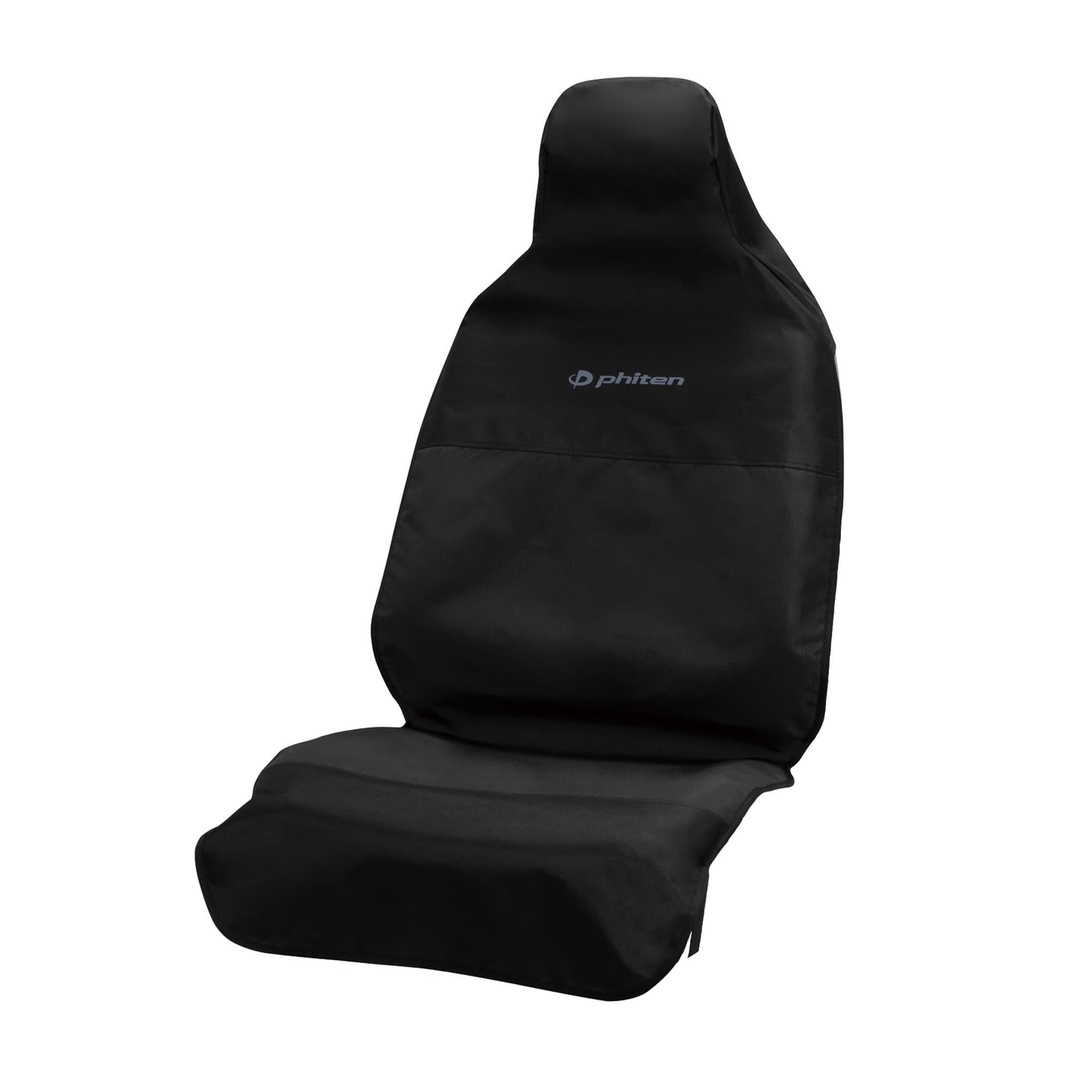 

BONFORM Phiten Aqua Titanium Waterproof Seat Covers, Black, Front Seat, One Size Fits All, Easy Installation, Scratch and Stain Resistant, 4119-10BK