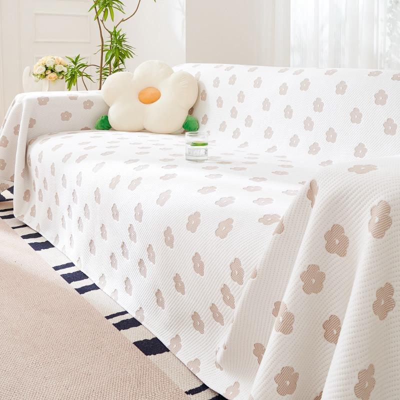Summer Sofa Cover Cloth Ice Silk Cool Simple Modern Summer Sofa Slipcover Cool Pad Living Room Backrest Sofa Cover Towel