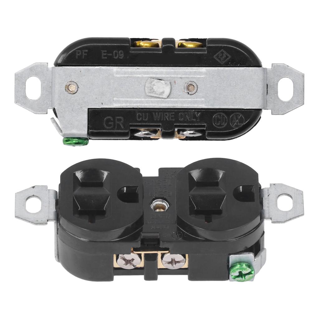 Double Industrial Plug Socket American Generator Plug for Electrical Applications 20A 125V