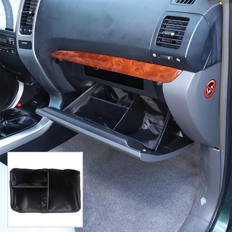 2pcs For Toyota Land Cruiser Prado LC120 J120 2003-2009 Glove Box Organizer Tray Hidden Storage Accessories