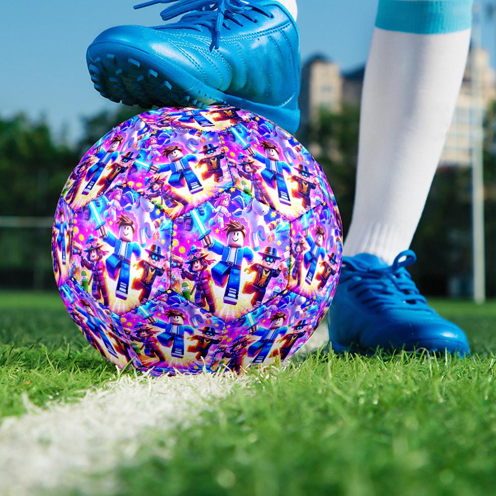 Roblox Theme Size 5 Soccer Ball, Suitable for Both Indoor and Outdoor Matches, a Gift Suitable for Everyone.