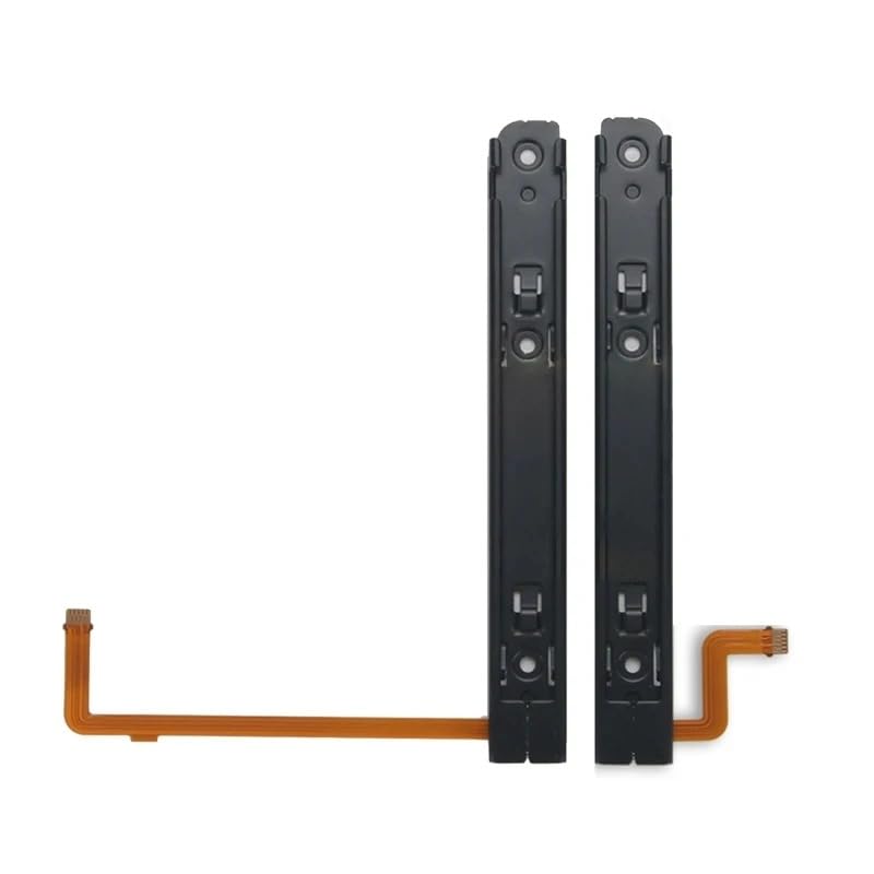 EC Support Compatible Switch OLED Model Metal Slider Rails and Replacement Repair Part with Screwdriver Joy-Con (Left Right) Y-Shaped