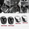 5/6Speed Car Leather Gear Shift Knob for Ford S-Max C-Max Kuga Galaxy Mondeo4 Mk4 Transit Tourneo Connect Focus Auto Accessories