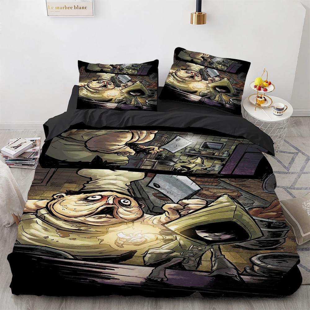 Game Little Nightmares Duvet Cover Pillowcase Bedding Set Adult Boy Girl Bedroom Decoration Children Gift Single Double Size