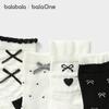 Balabala Girls' Mid-Calf Cotton Socks (4-Pack)