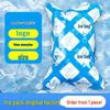 Portable Non-Woven Self-Priming Ice Pack for Fresh Food and Takeout Cold Chain, No Water Needed