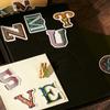 52pcs Vintage Letters Mini Box Stickers Scrapbooking Junk Journal Creative Stationery Decorative Sealing Stickers