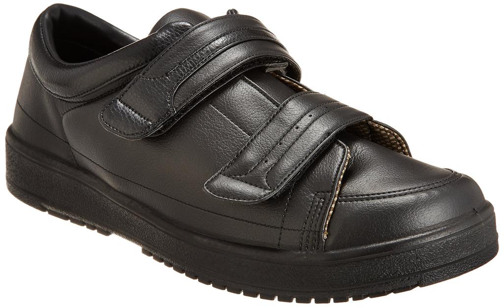 Moonstar 04 Rehabilitation Shoes Foot Size Cm Men's V-Step (Right Only), Black, 28.0