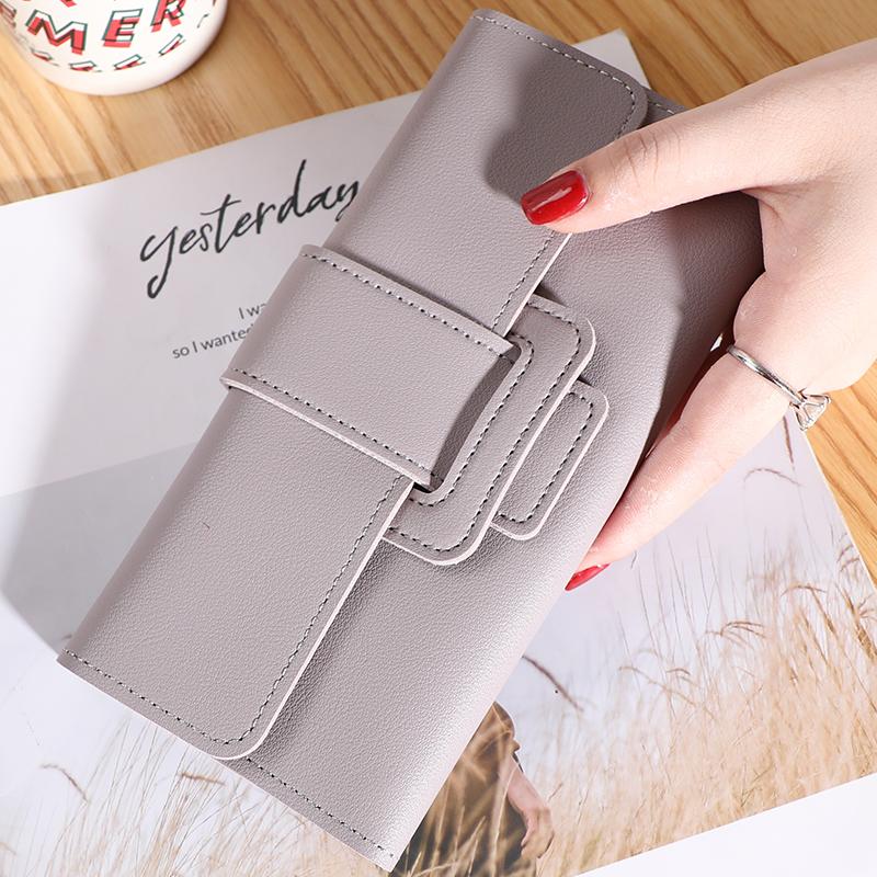 Women Wallet Cardholder Coin Purses Clutch Phone Credit Card Holder Ladies Luxury Large Capacity Leather Bag with Zipper