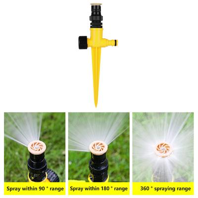 Gartensprenger Düse 360° Drehung Bewässerungssystem Automatische Landwirtschaft Rasen Bauernhof Pflanzenbewässerung Sprenger