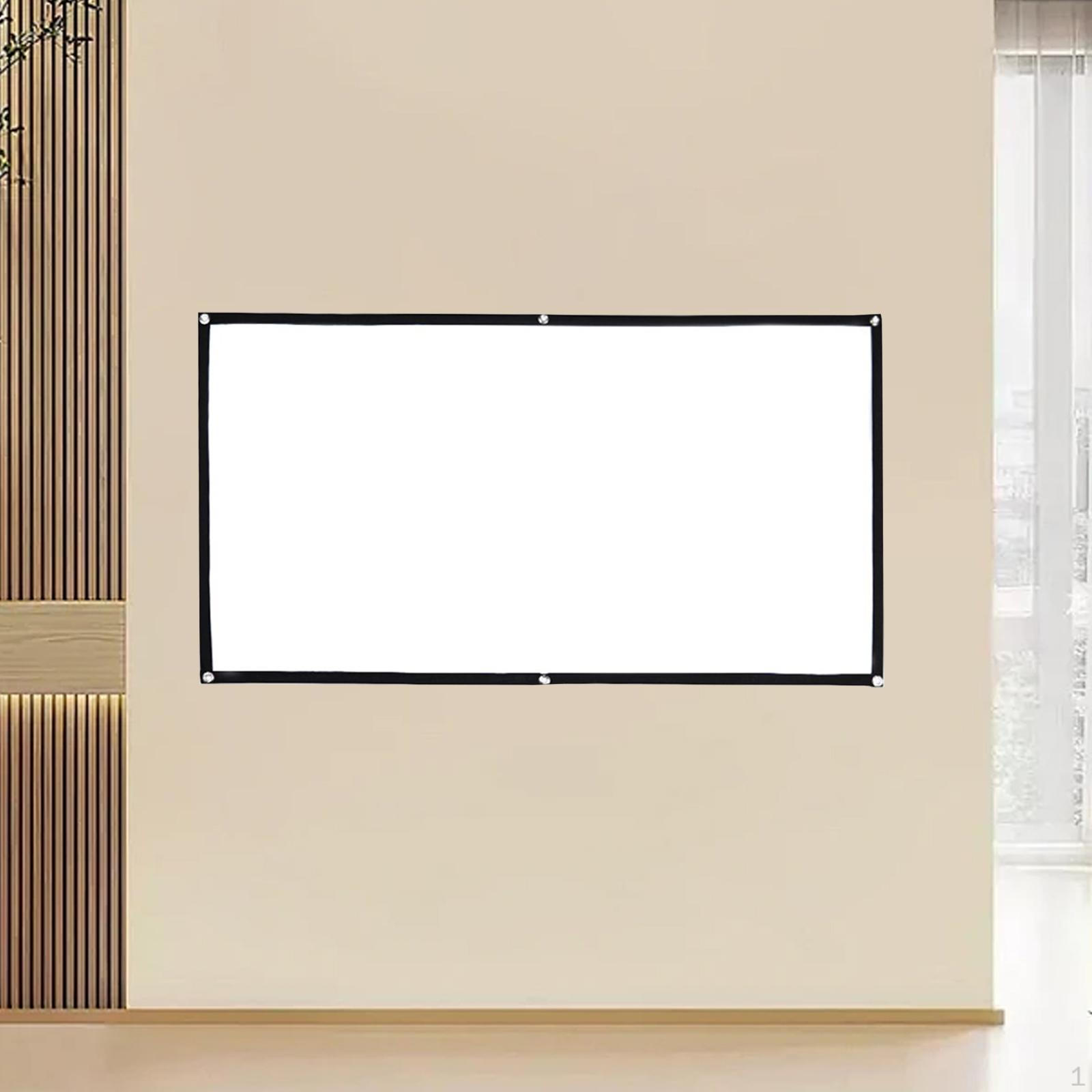 

Экран кинопроектора 16:9 Утолщенная портативная простая в установке штора против складок