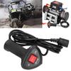 Electric Winch Remote Control Controller with 9.2ft Cable Winch Controller Replacement 3 Prong