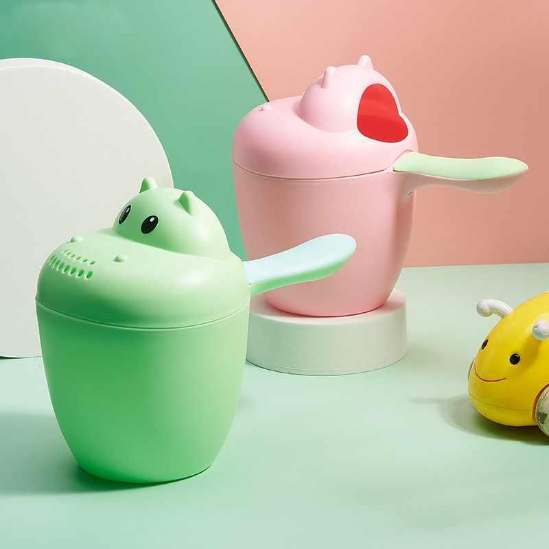 Thickened Baby Shower Showerhead Hair Washing Cup Baby Bath Playing with Water Plastic Spoon Small Toy