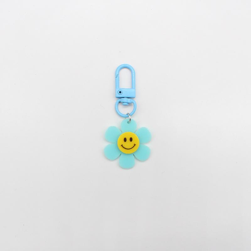 Breloc Floarea Soarelui Colorată cu Față Zâmbitoare – Farmec Proaspăt și Drăguț pentru Geantă