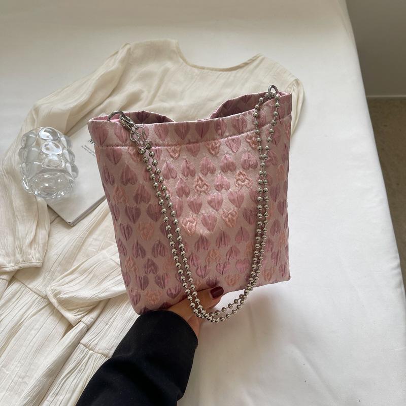 Shoulder Bag Commuting Shopping Bag Personality New Large Capacity Bag Handbag Women's Bag Trendy Casual Bucket Bag