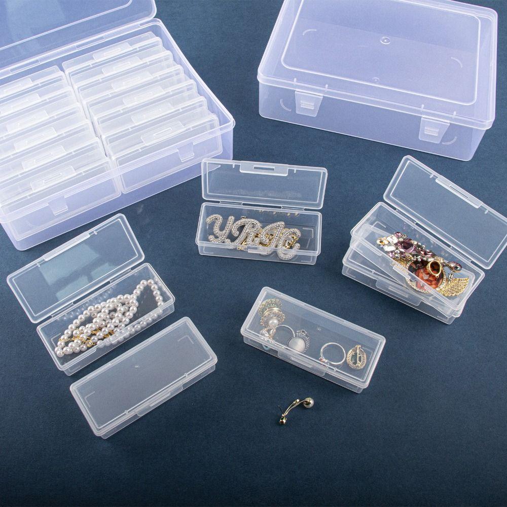 Clear Clear Storage Box Plastic Craft & Sewing Supplies Container Organizer Case  Home Storage