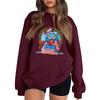 Women's Fashion Long-Sleeve Pullover Sweatshirt With Fun Movie-Themed Print
