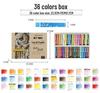 Taiwan Lion Oil-Based Pastels: 24/36/48/60 Heavy Colors for Art Painting.