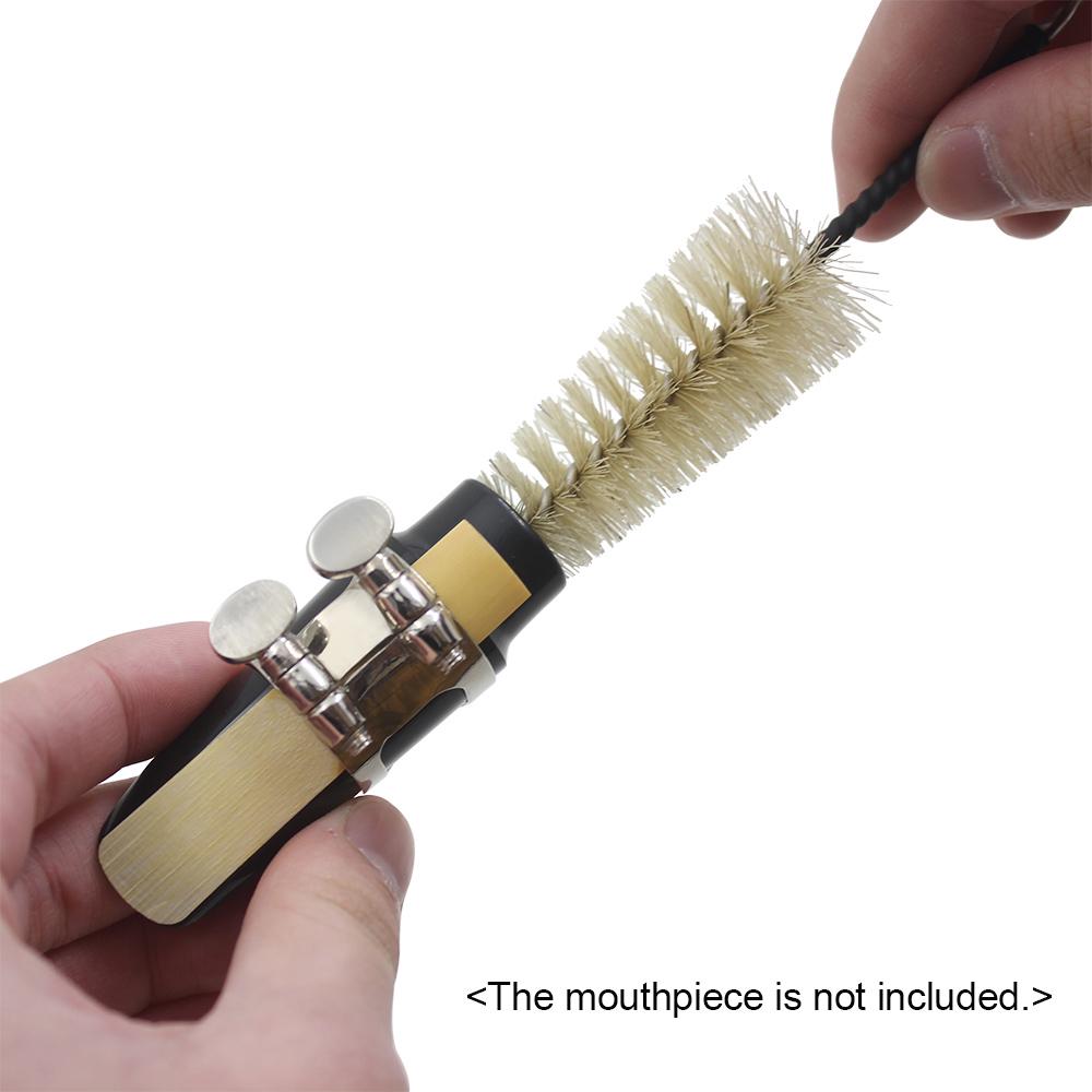 3-in-1 Saxophone Sax Accessories Kit Including Sax Mute Silencer + Mouthpiece Brush + Mouthpiece