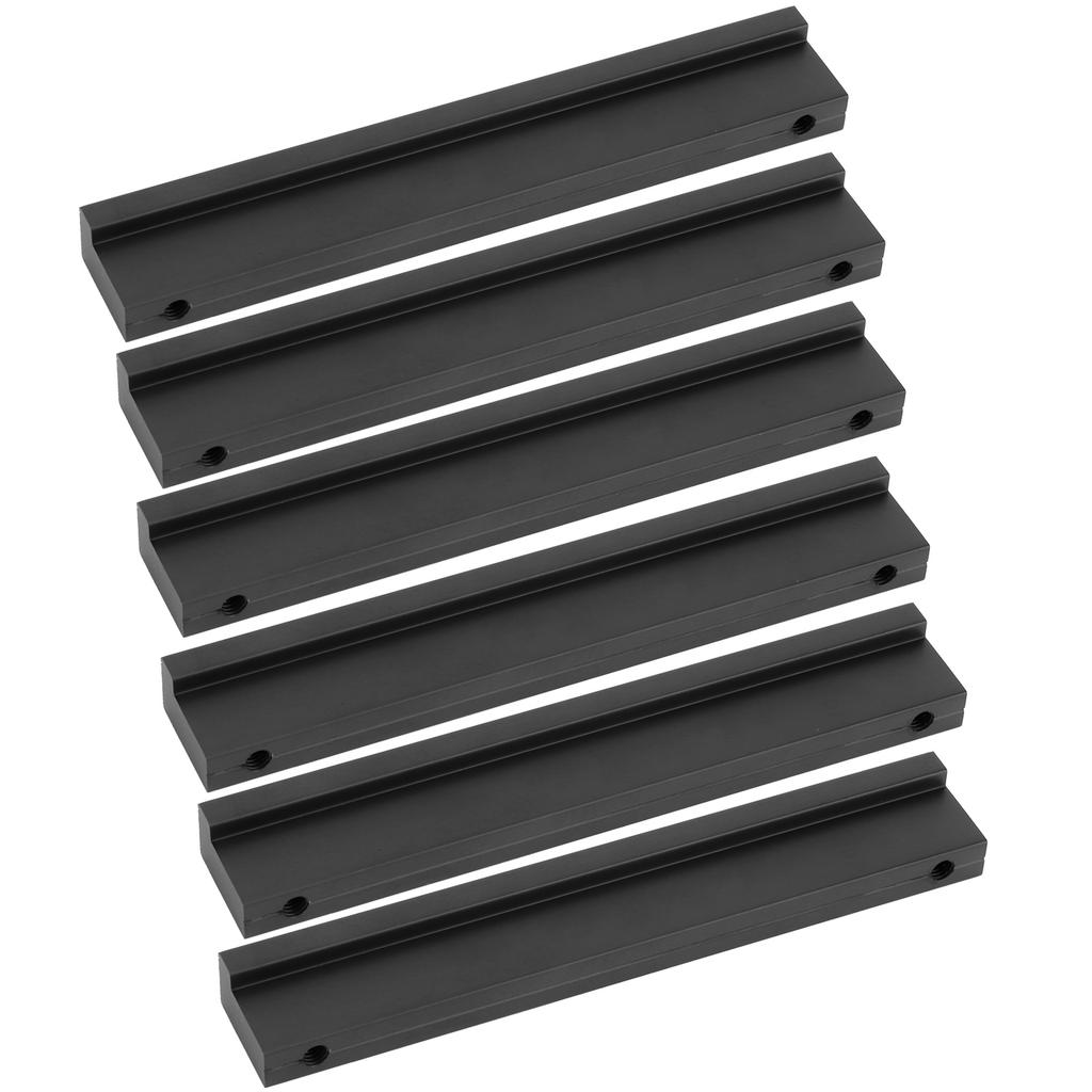 6 Sets T shaped Handle Aluminium Alloy Kitchen Cabinet Door Handle Furniture Drawer Pull Hardware(64mm )