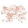 80pcs   Shape Paper Clips Rustproof Multifunction Multifunction with Clear Box for   School