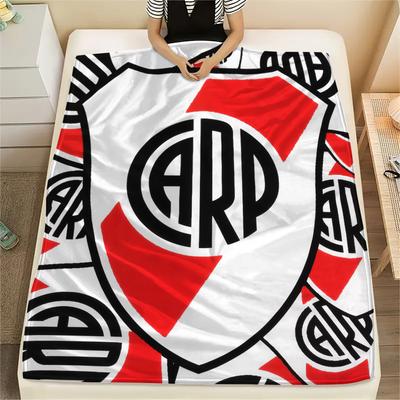 Équipe River Plate, Motif Couverture Flanelle, Haute qualité Confortable pour Toutes les Saisons, Décoration Intérieure, Chaleur et Confort, Parfait pour les Cadeaux.