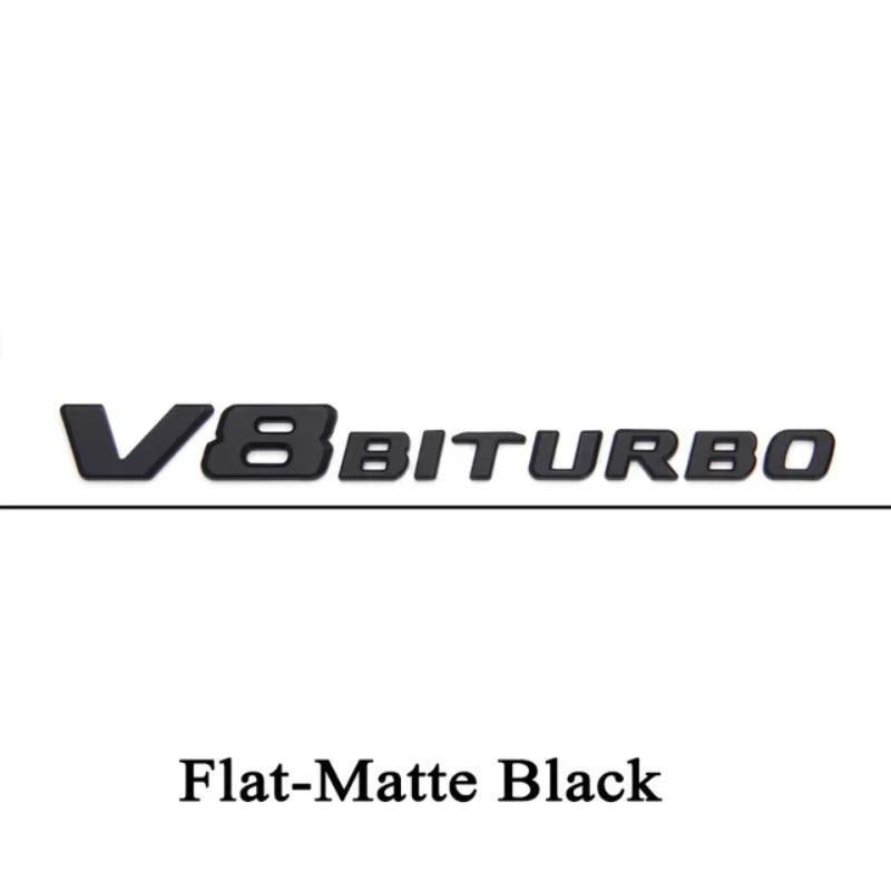 

3D Буквы ABS Наклейки на автомобиль Боковая эмблема V8 BITURBO на крыло Значок Для Mercedes C63 G63 GLE63 S63 W222 W223 W205 W204 Аксессуары