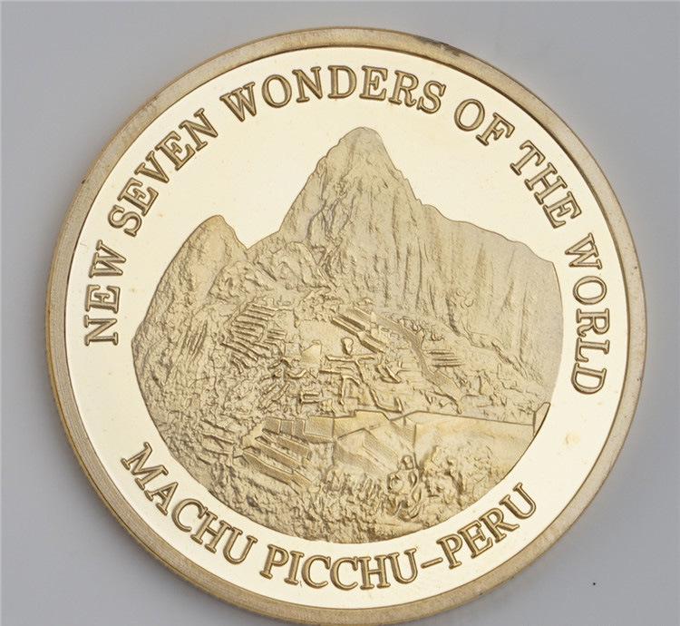 World Wonders Gold Coin: Roman Colosseum & Taj Mahal
