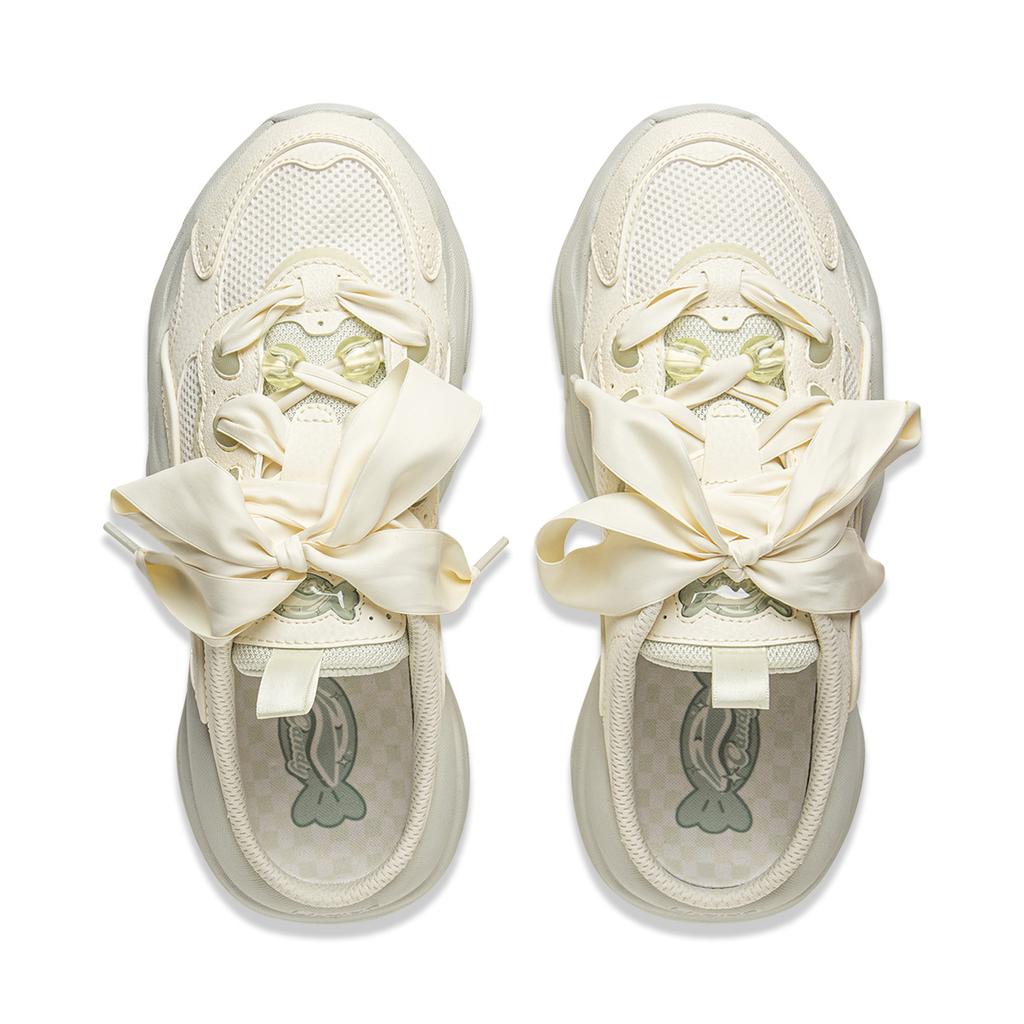 Li Ning Honey MULE Closed Toe Slippers Women's Beige AGLV090-3