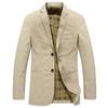Spring and Autumn Men's Suit Collar Jacket Cotton Business Casual Jacket Men's Thin Coat Suit