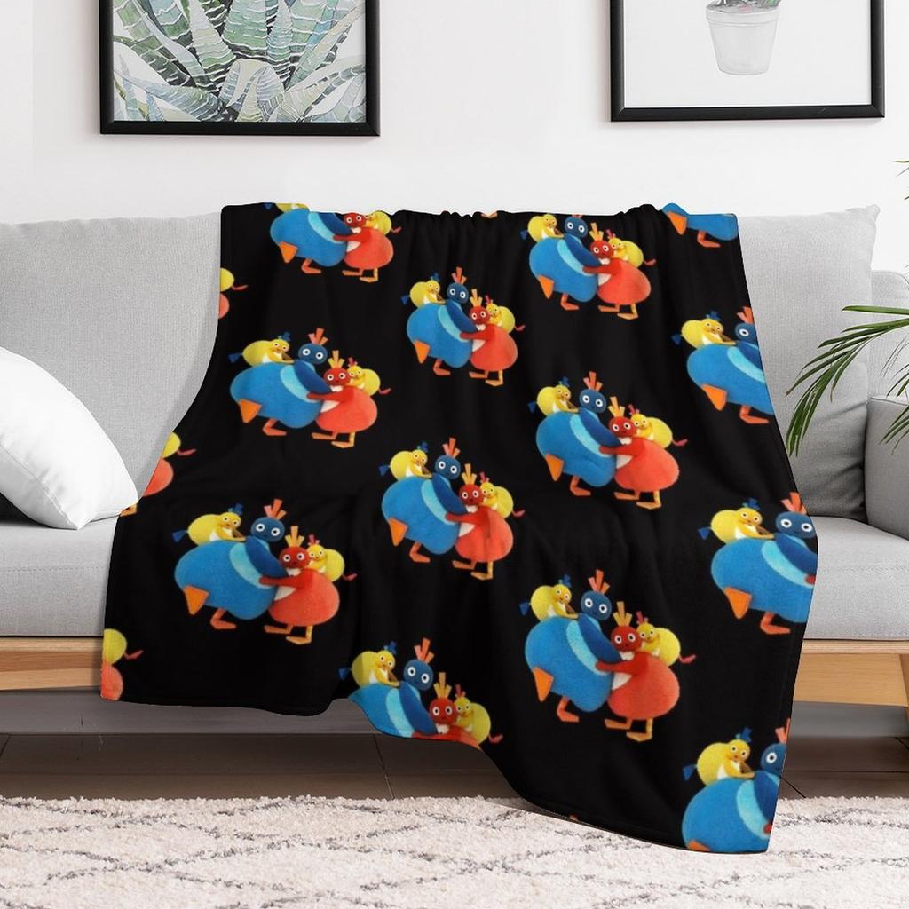 Twirlywoos Cute Characters Throw Blanket Weighted Luxury St Thermals For Travel warm winter Blankets