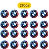 BBJG8 11mm 14mm Car Remote Key Emblem Badge Radio Button Sticker for BMW M Performance E39 E46 E90 E30 E60 E91 E92 F30 F31 Z4 X3 X5 X7