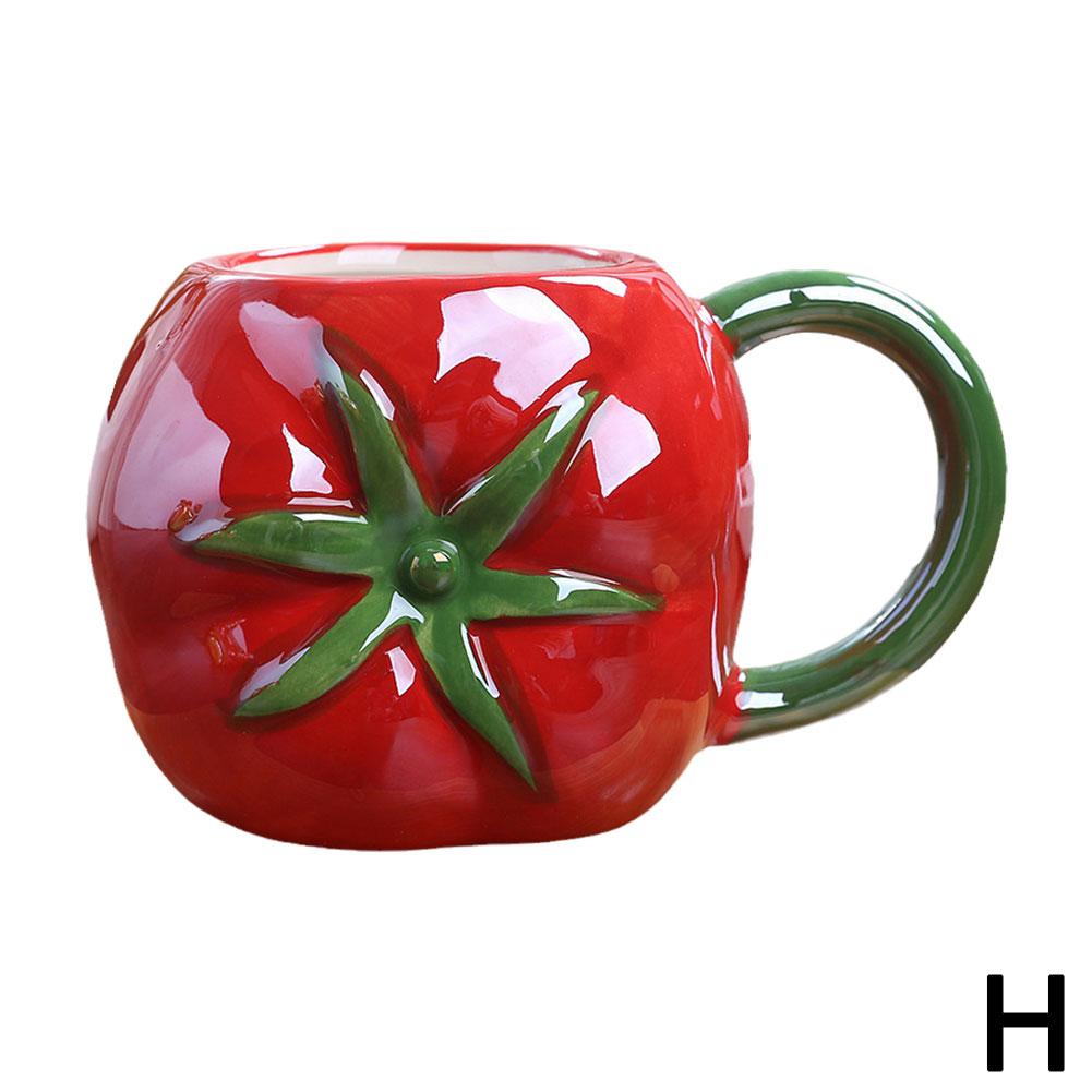 Europäischen und Amerikanischen Kürbis Büro Tasse Kreativität Keramik Tasse Nette Orange Lieblings Form Becher Y2A2